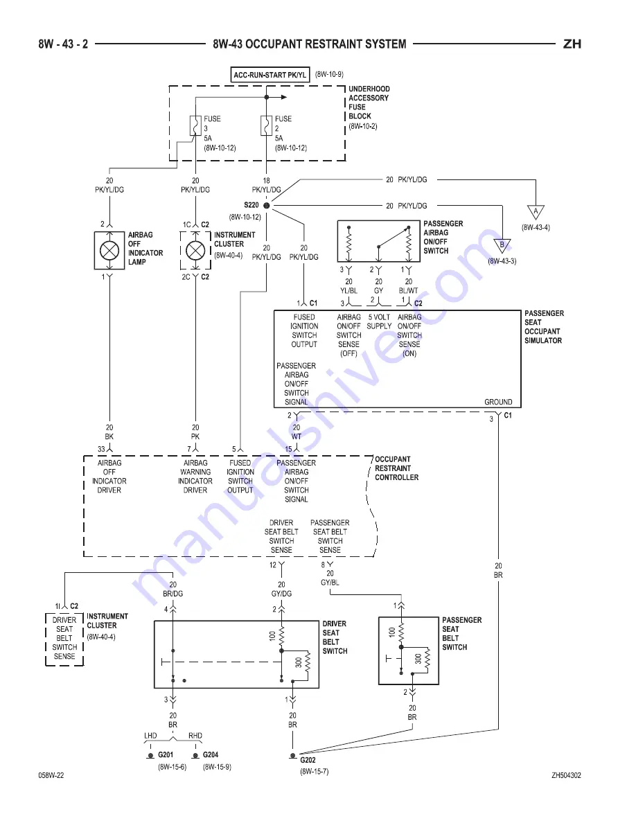 Chrysler 2005 Crossfire SRT6 Service Manual Download Page 1742