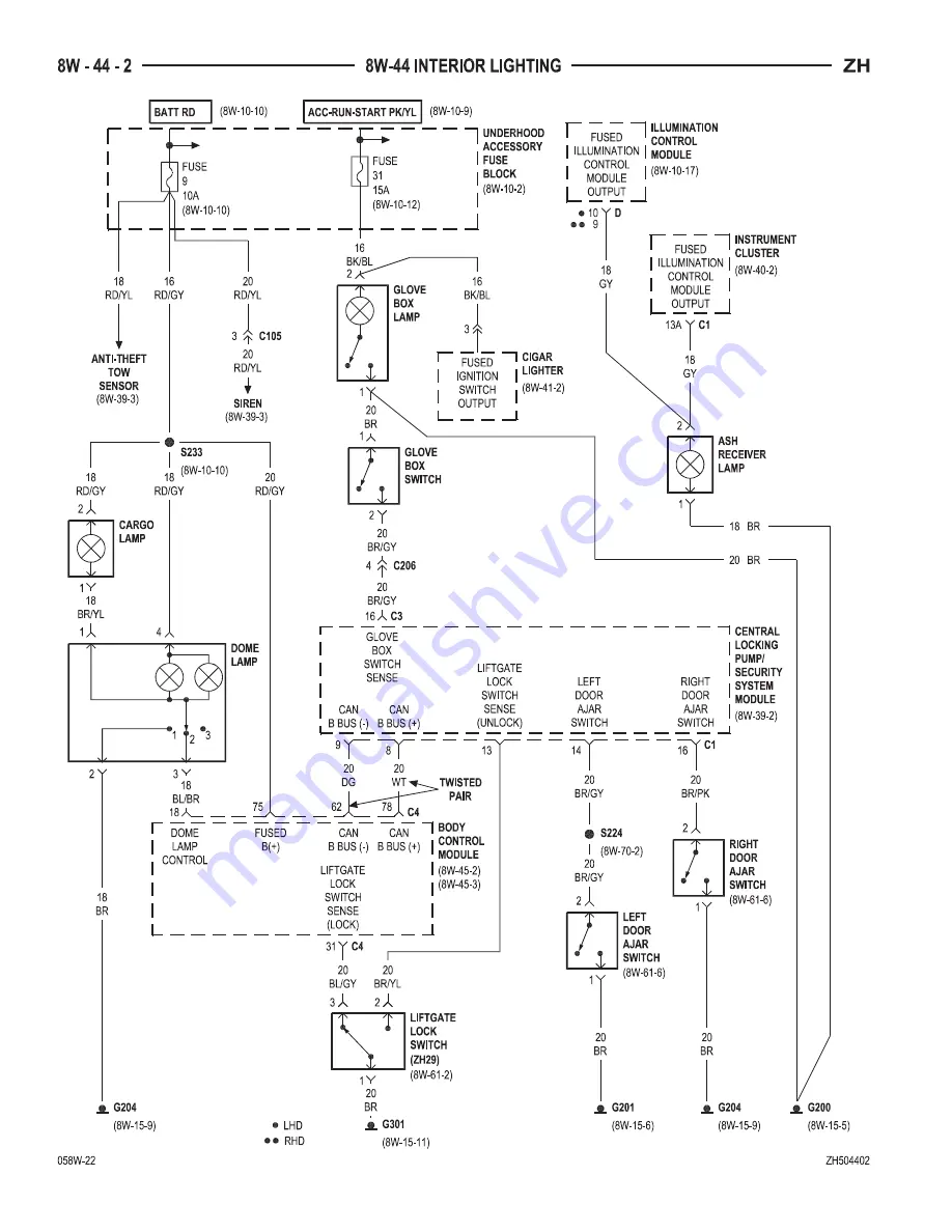 Chrysler 2005 Crossfire SRT6 Service Manual Download Page 1746