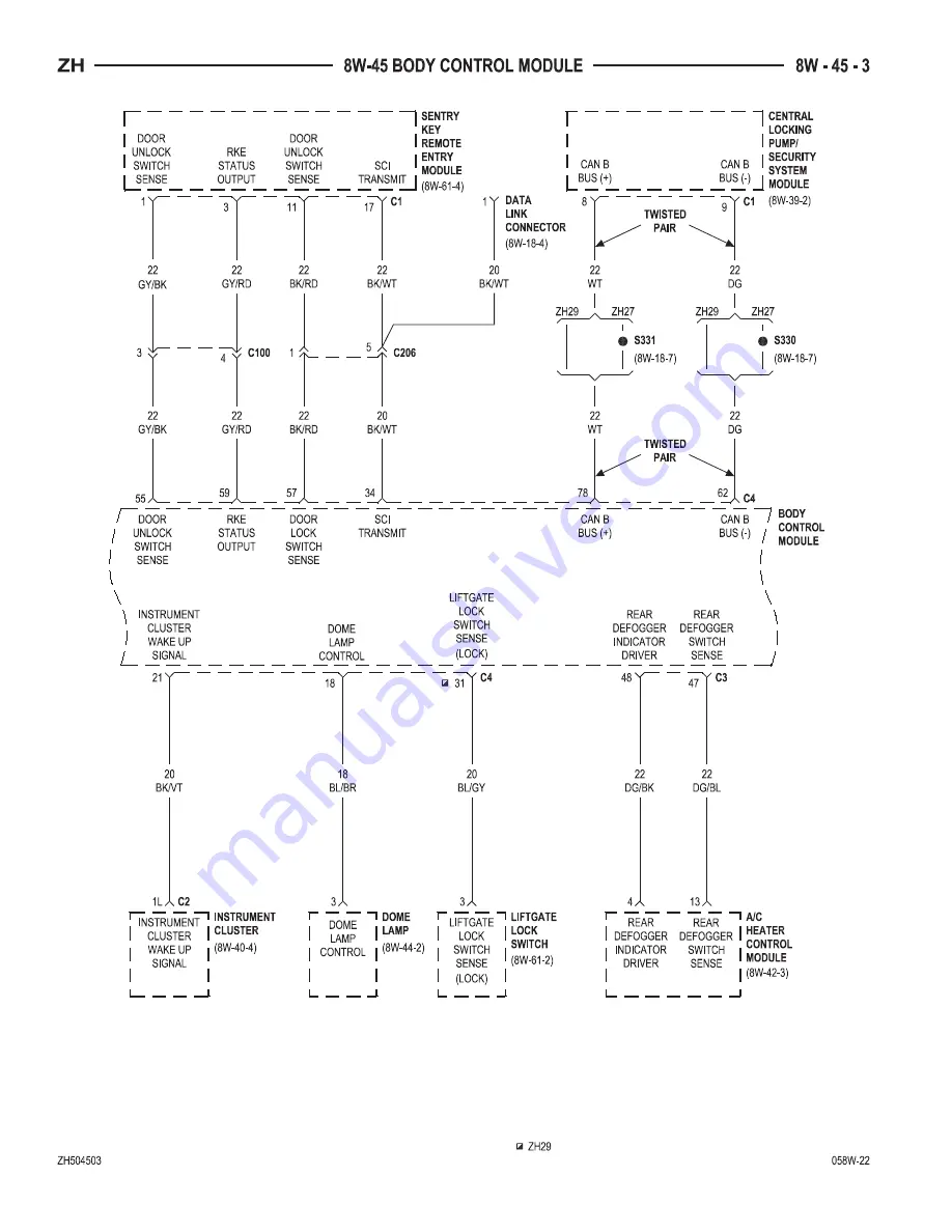 Chrysler 2005 Crossfire SRT6 Service Manual Download Page 1751