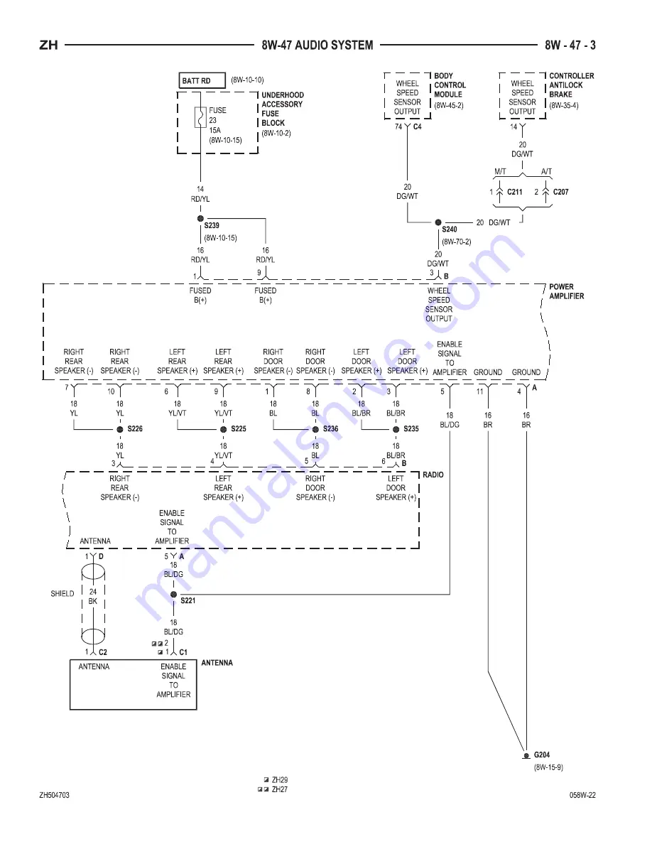 Chrysler 2005 Crossfire SRT6 Service Manual Download Page 1761