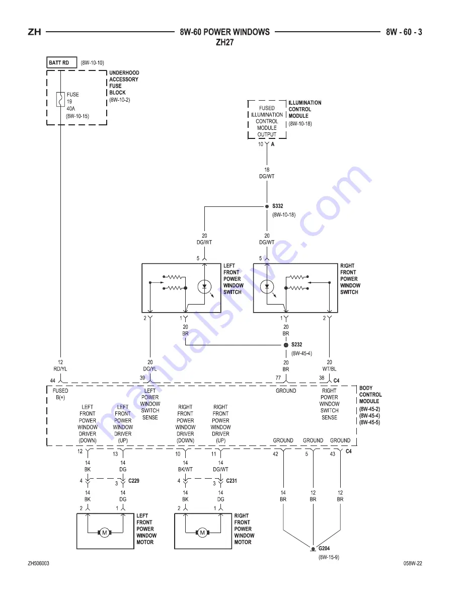 Chrysler 2005 Crossfire SRT6 Service Manual Download Page 1791