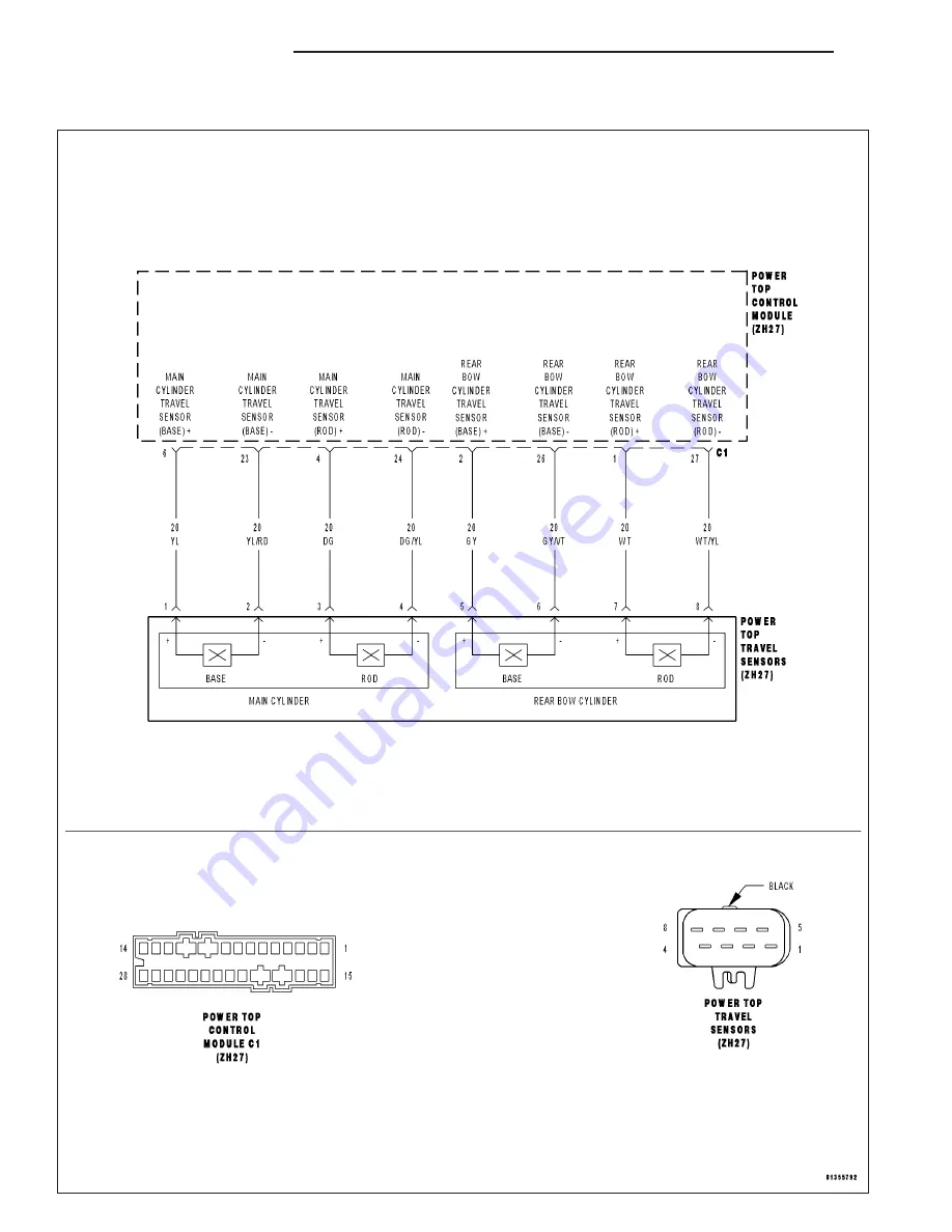 Chrysler 2005 Crossfire SRT6 Service Manual Download Page 3620