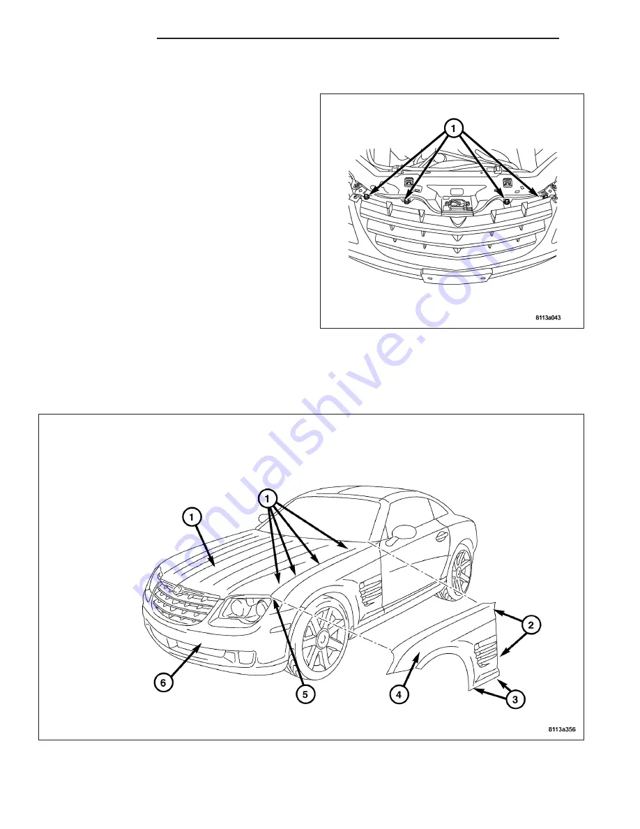 Chrysler 2005 Crossfire SRT6 Скачать руководство пользователя страница 3851