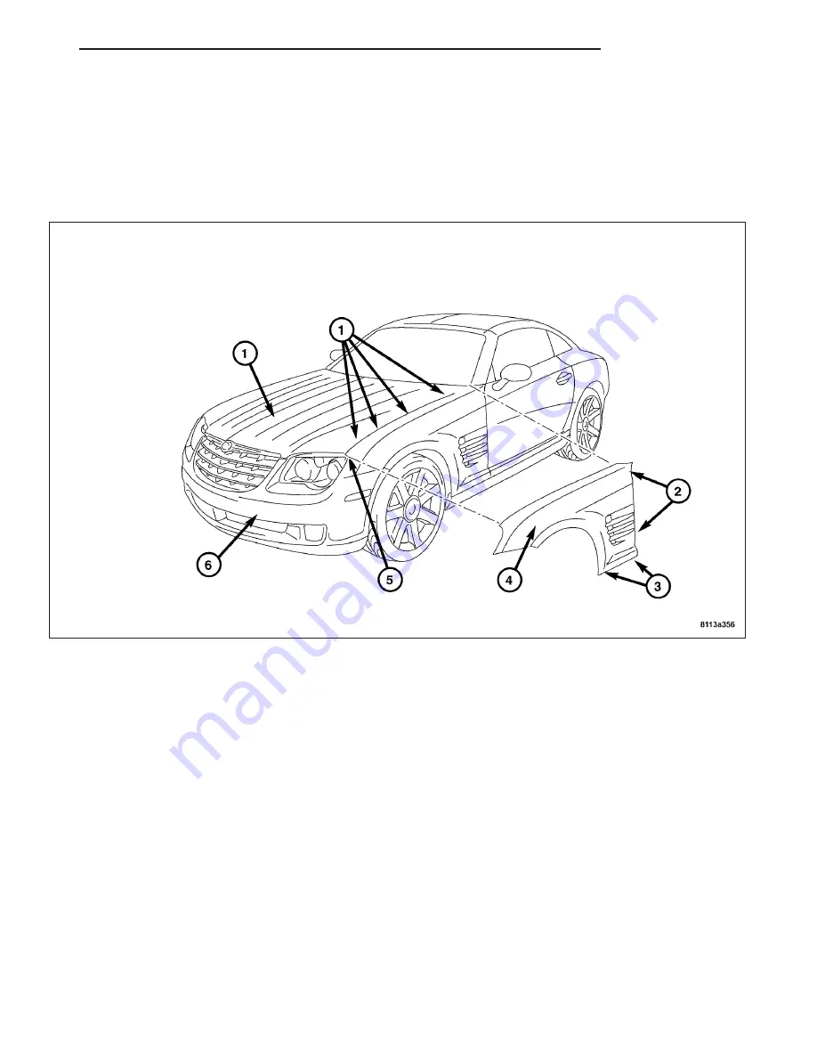 Chrysler 2005 Crossfire SRT6 Скачать руководство пользователя страница 3852