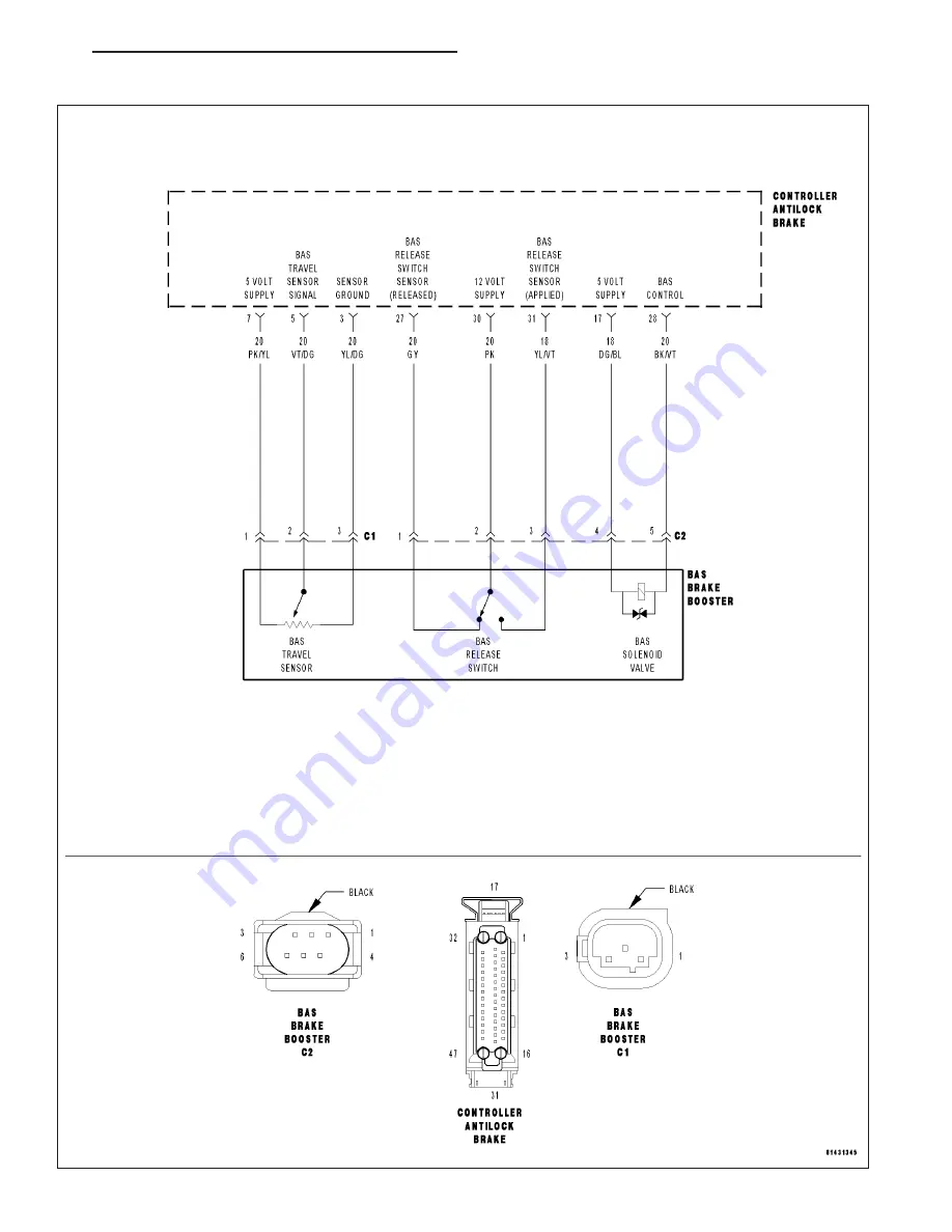 Chrysler 2005 Crossfire SRT6 Service Manual Download Page 423