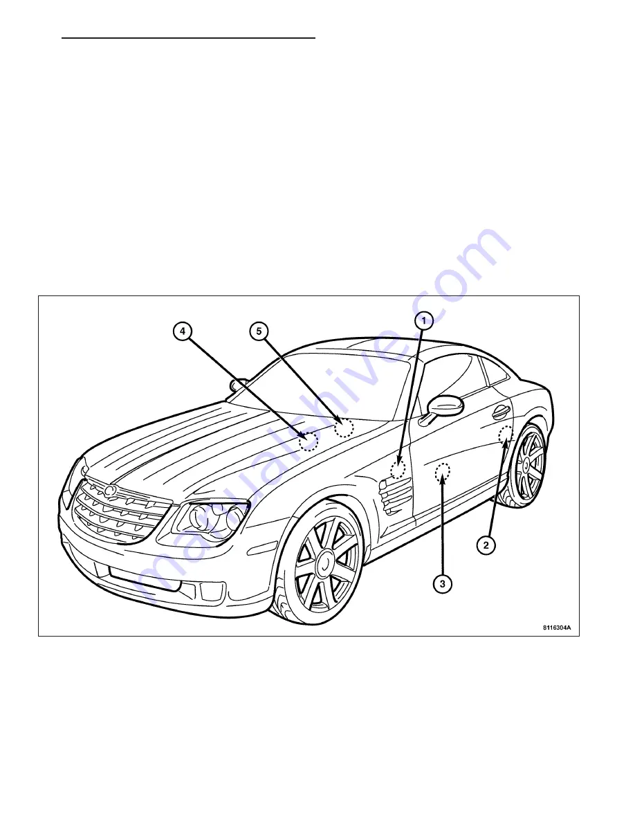 Chrysler 2005 Crossfire SRT6 Service Manual Download Page 699