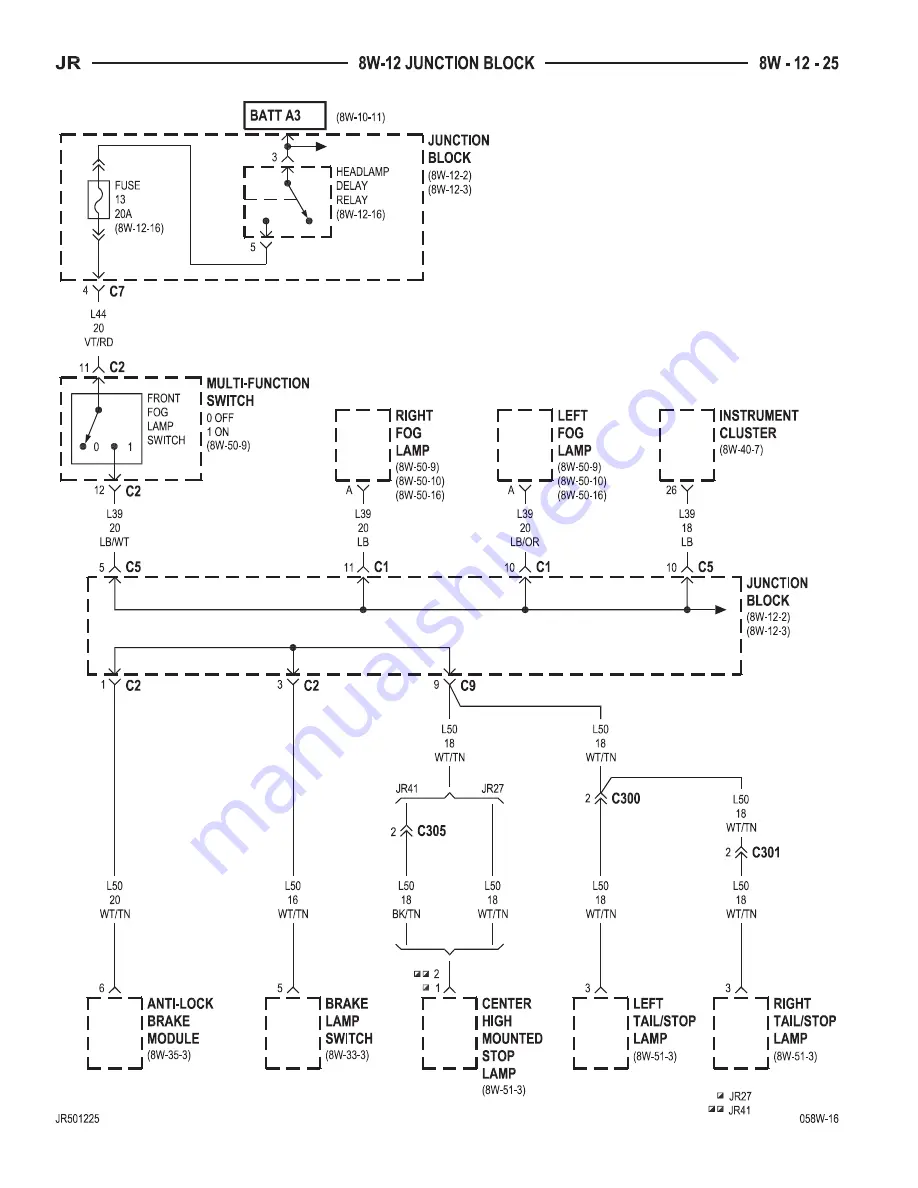 Chrysler 2005 Sebring Service Manual Download Page 672