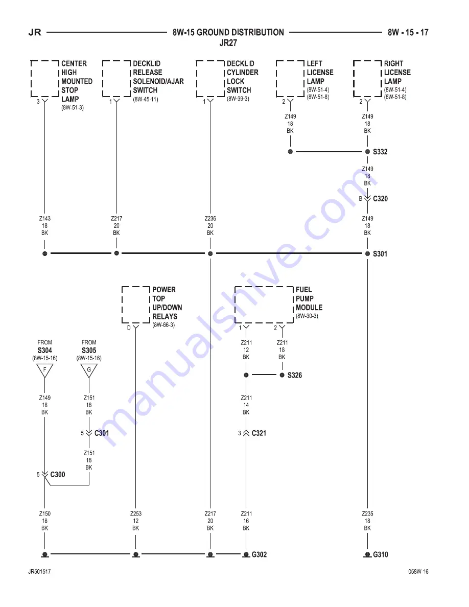 Chrysler 2005 Sebring Service Manual Download Page 692