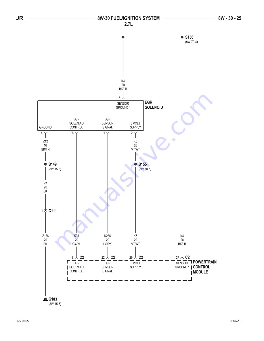 Chrysler 2005 Sebring Service Manual Download Page 734