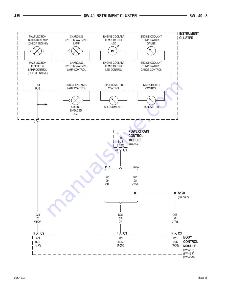 Chrysler 2005 Sebring Service Manual Download Page 766