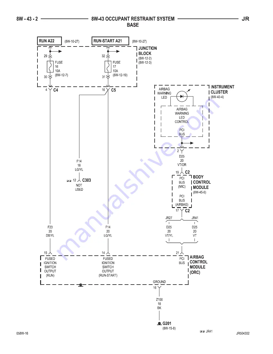 Chrysler 2005 Sebring Service Manual Download Page 787