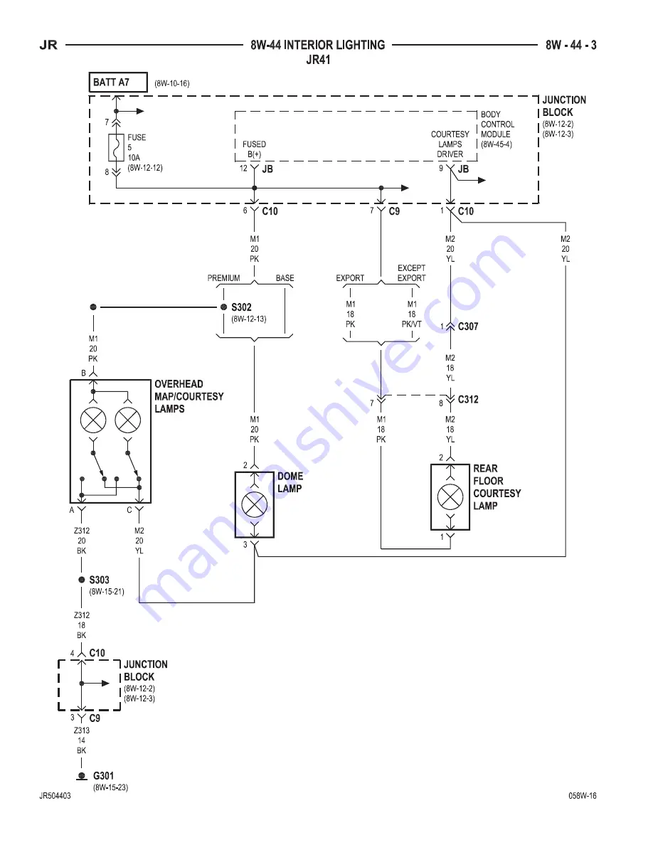 Chrysler 2005 Sebring Service Manual Download Page 800