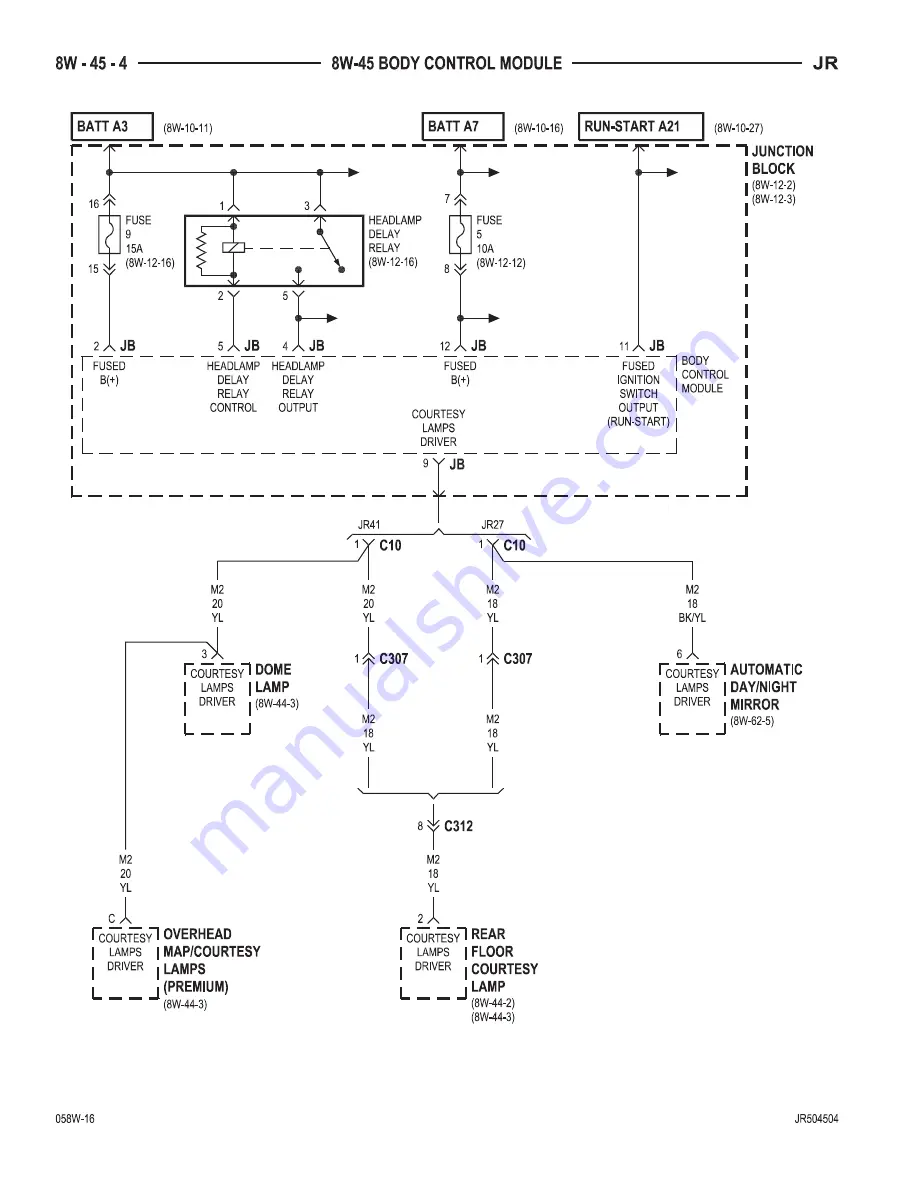 Chrysler 2005 Sebring Service Manual Download Page 809