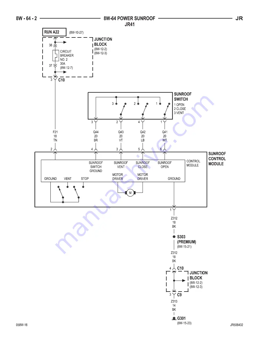 Chrysler 2005 Sebring Service Manual Download Page 903