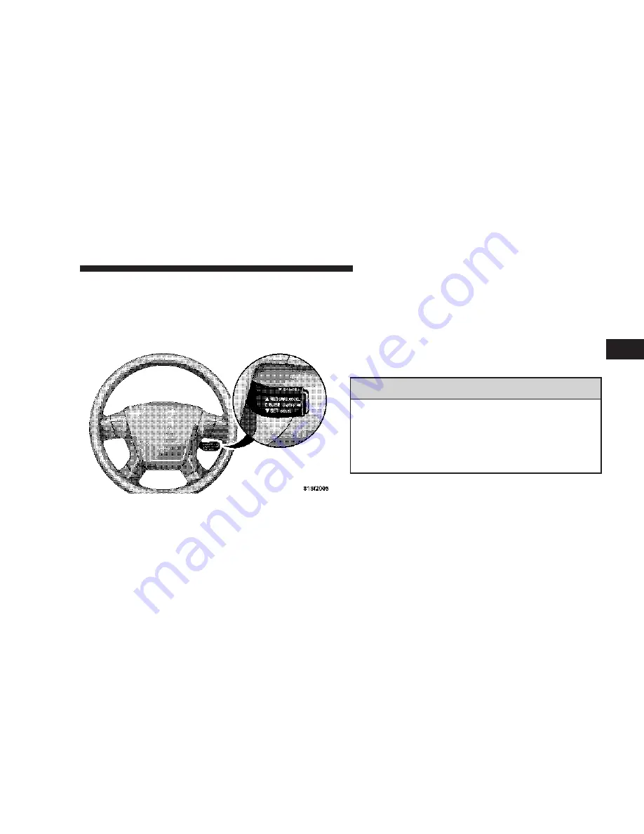 Chrysler 2007 Sebring Sedan Instruction Manual Download Page 113