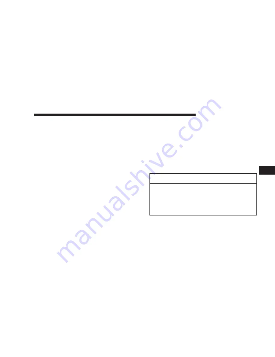 Chrysler 2007 Sebring Sedan Instruction Manual Download Page 267