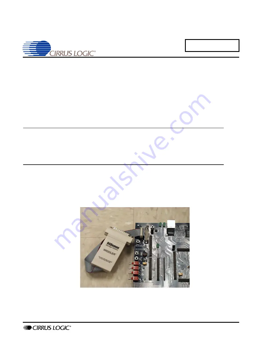 Cirrus Logic ARM CDB89712 User Manual Download Page 21