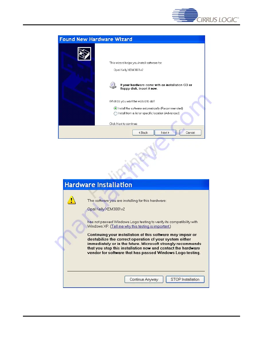 Cirrus Logic CDB48500-USB Manual Download Page 15