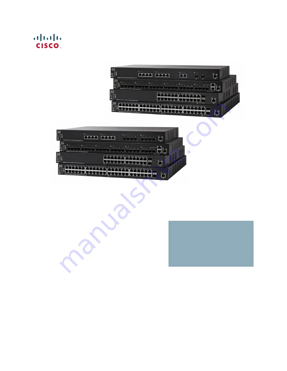 Cisco 350XG series Administration Manual Download Page 1