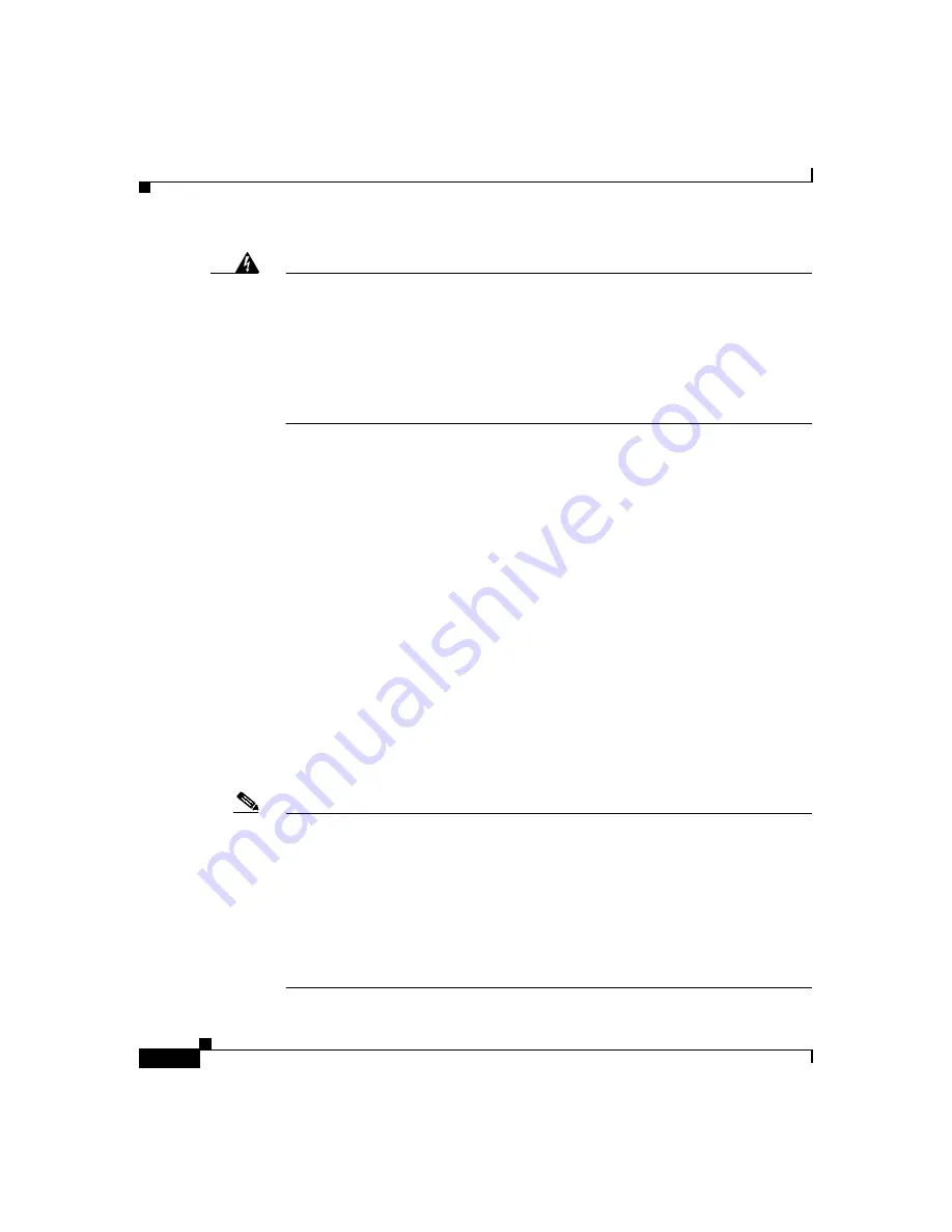 Cisco 3750 - Catalyst EMI Switch Hardware Installation Manual Download Page 58