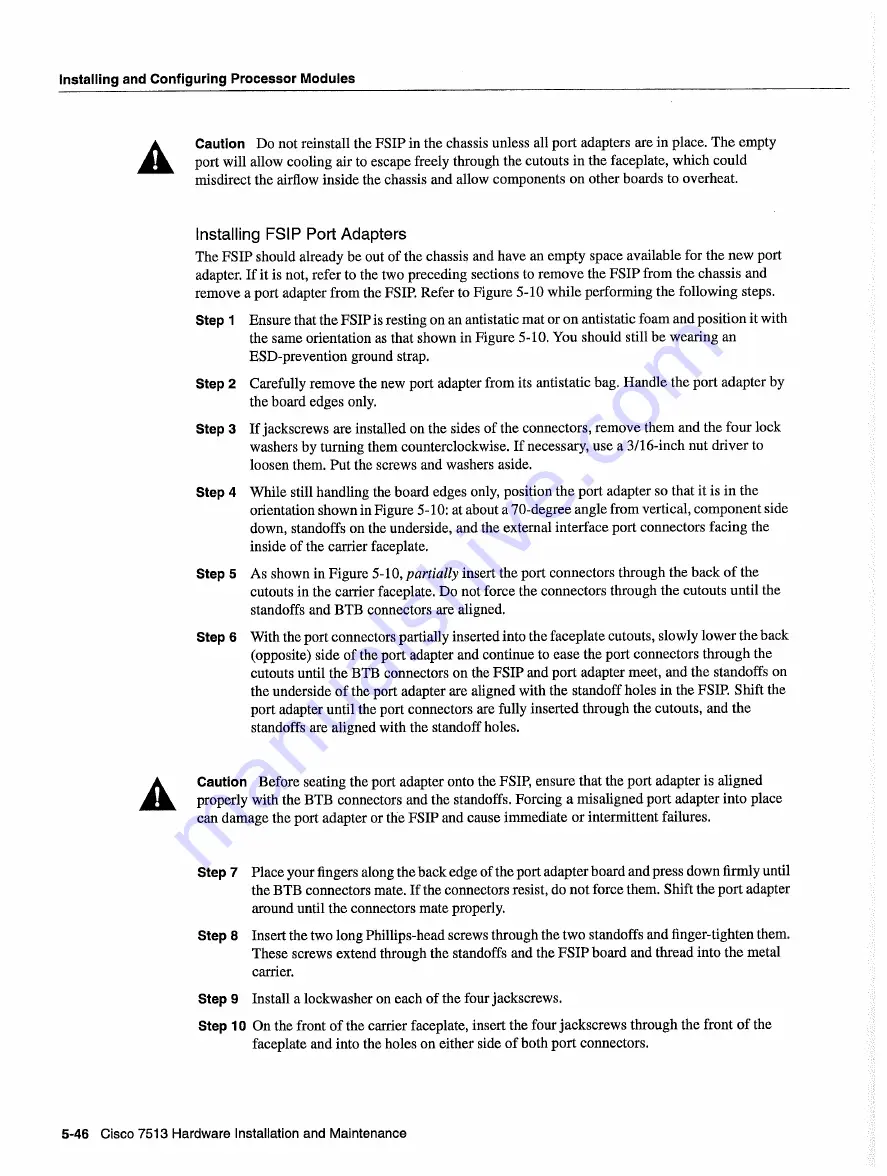 Cisco 7513 Series Hardware Installation And Maintenance Manual Download Page 208