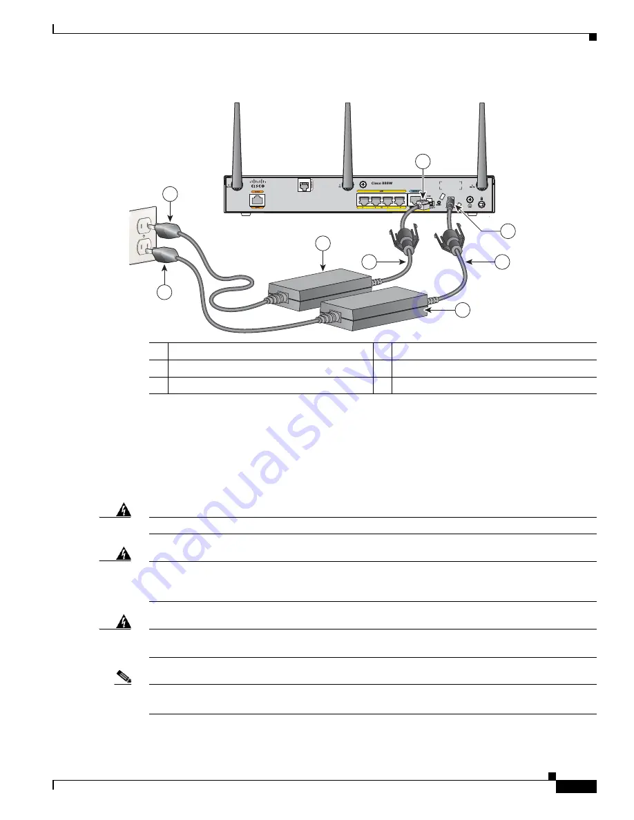 Cisco 860 Series Hardware Installation Manual Download Page 243