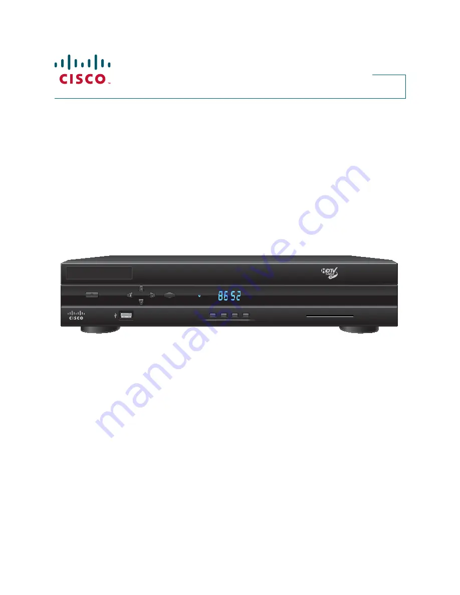 Cisco 8642HD User Manual Download Page 1