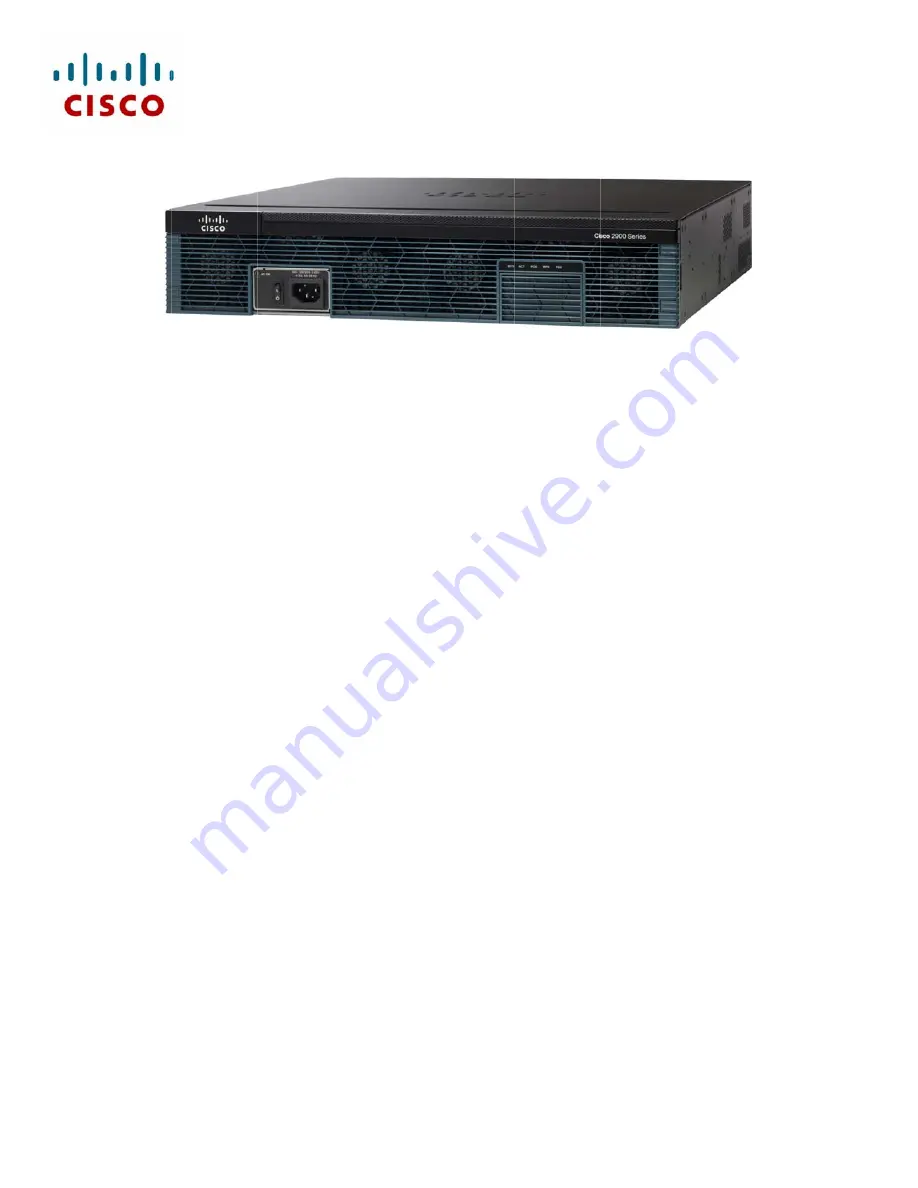 Cisco Business Edition 6000S Quick Start Manual Download Page 1