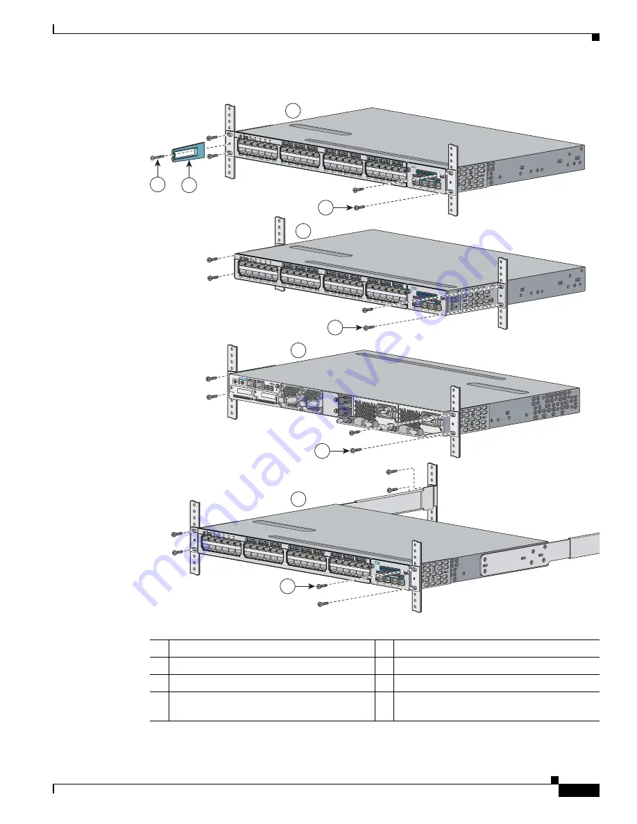 Cisco Catalyst 3560-X Series Hardware Installation Manual Download Page 51