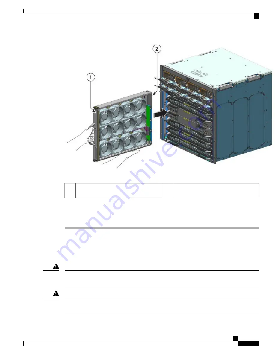 Cisco Catalyst 9400 Series Hardware Installation Manual Download Page 97