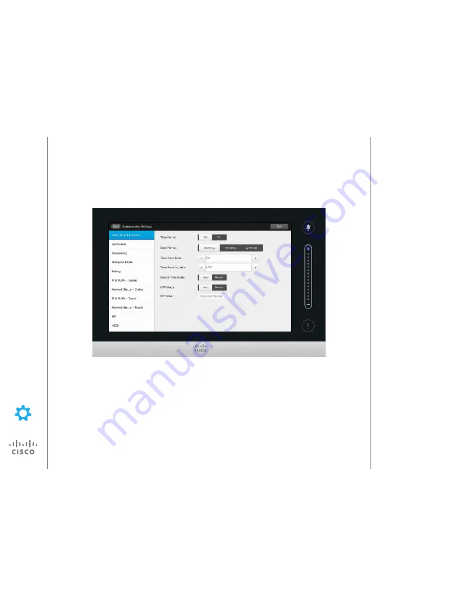 Cisco Codec C-series User Manual Download Page 66