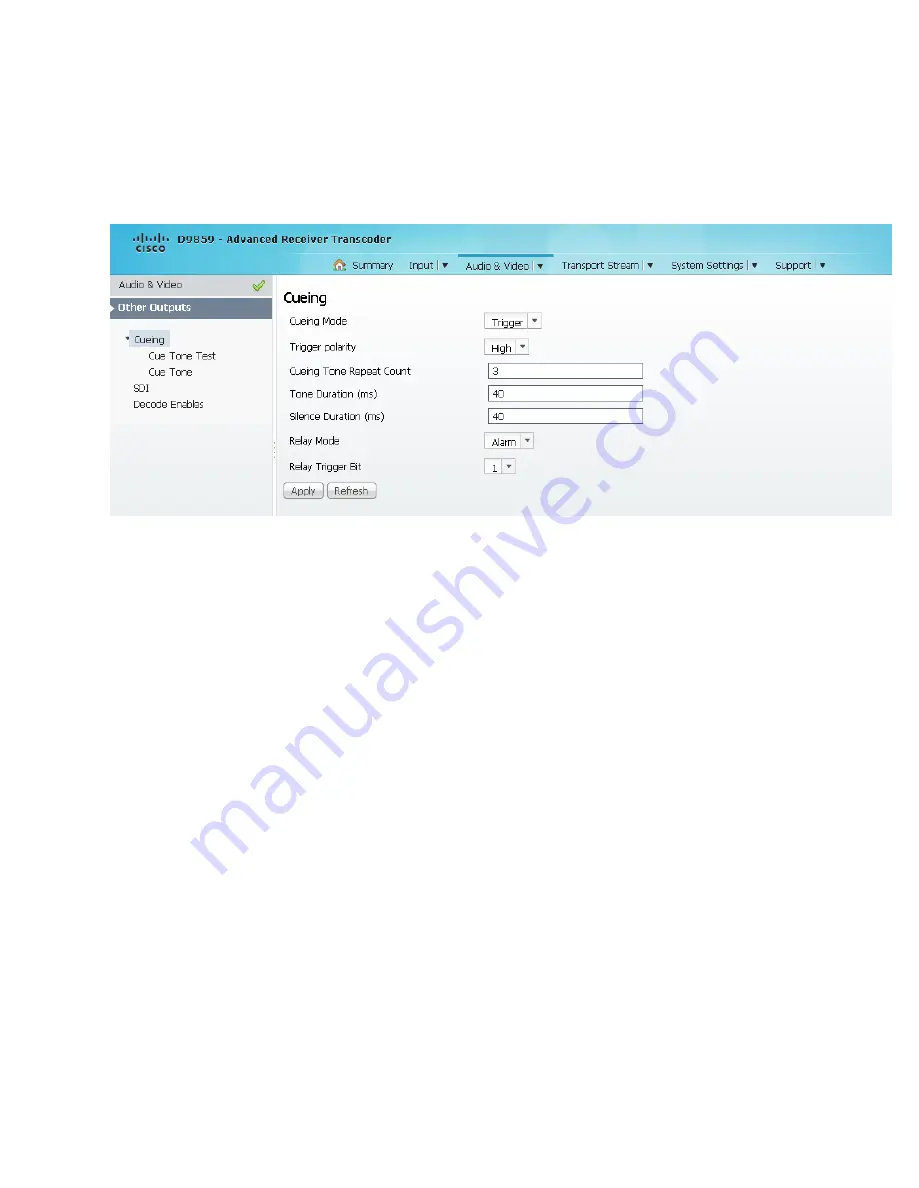 Cisco D9859 Installation And Configuration Manual Download Page 201