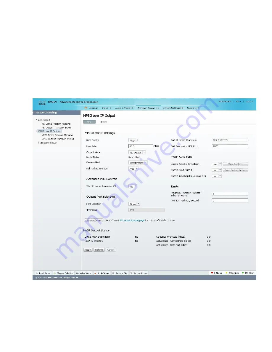 Cisco D9859 Installation And Configuration Manual Download Page 219