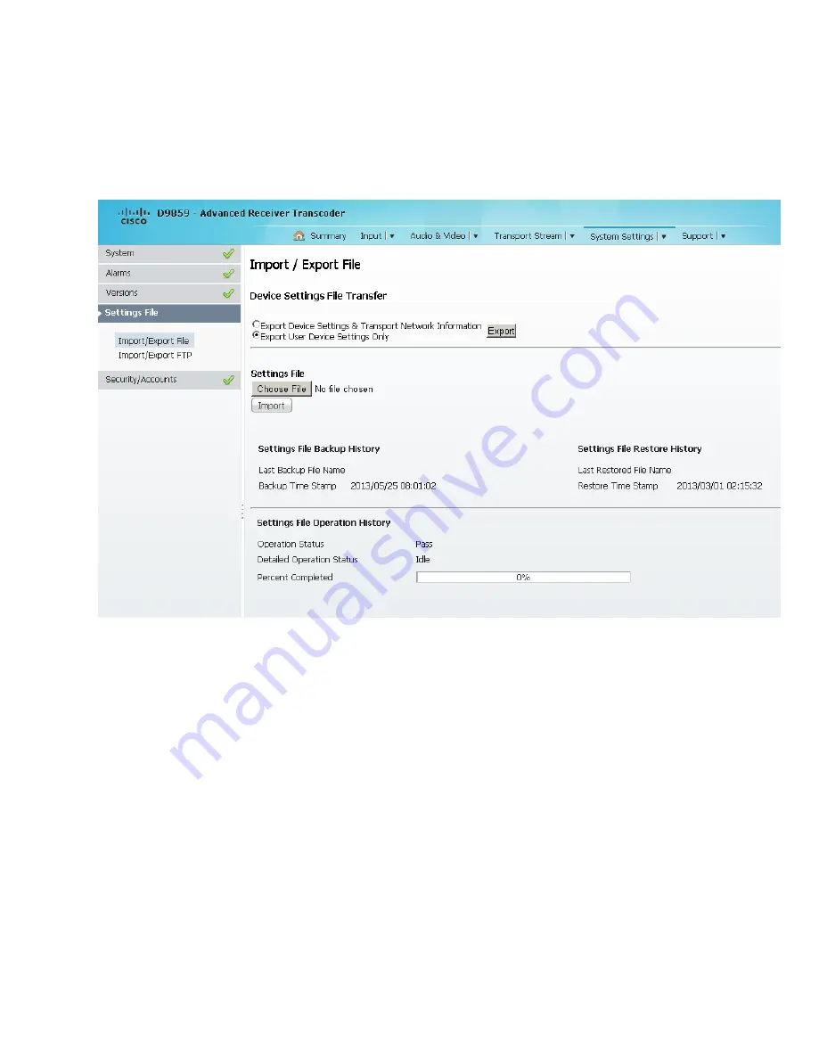 Cisco D9859 Installation And Configuration Manual Download Page 265