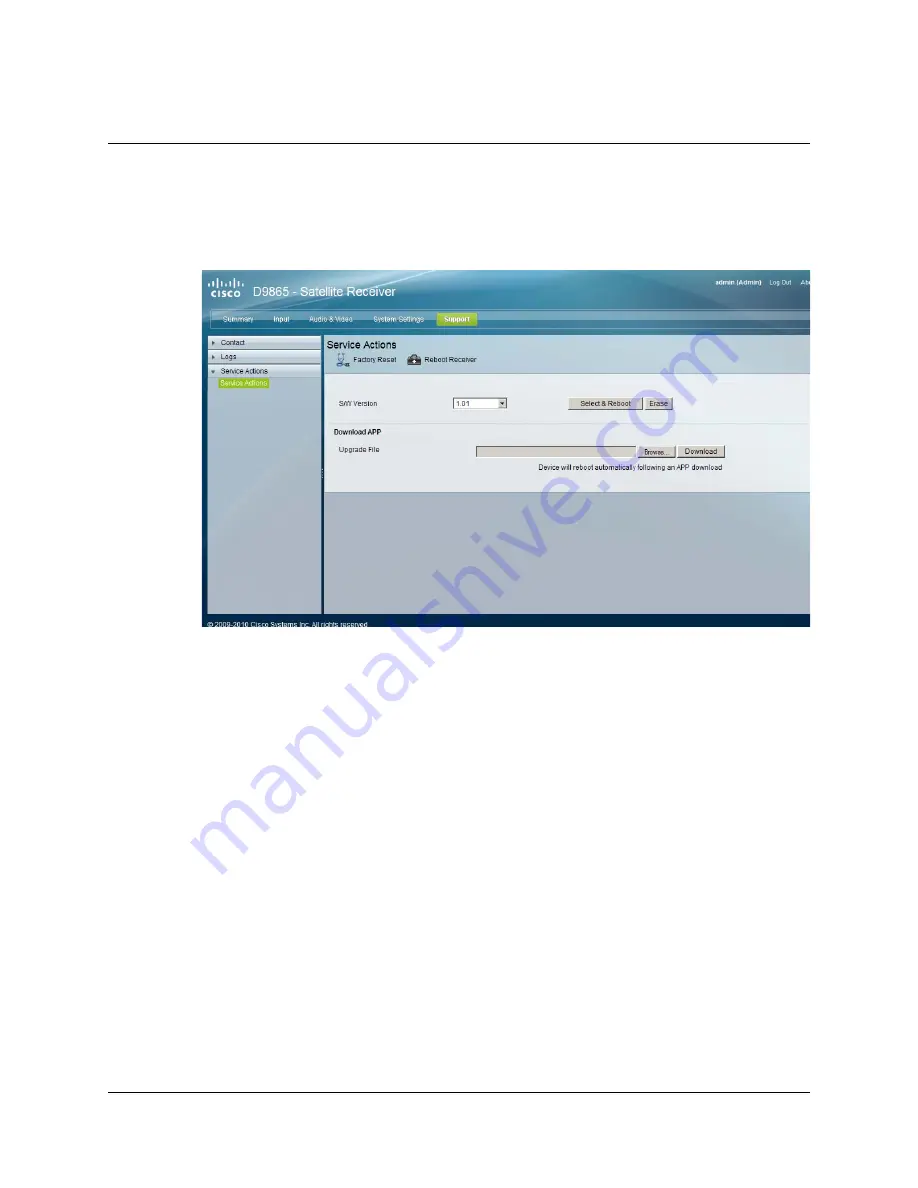 Cisco D9865 Installation And Operation Manual Download Page 191