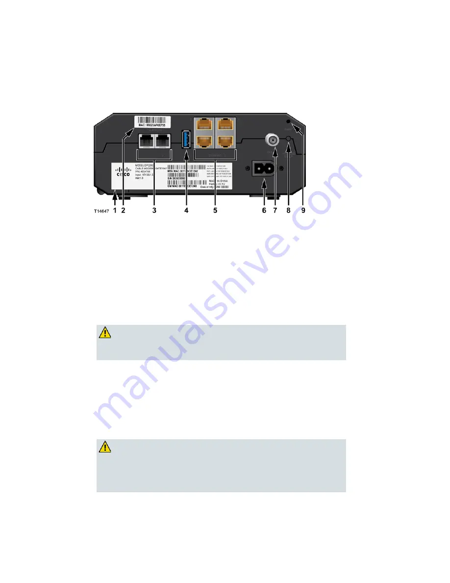 Cisco DPQ3925 User Manual Download Page 18