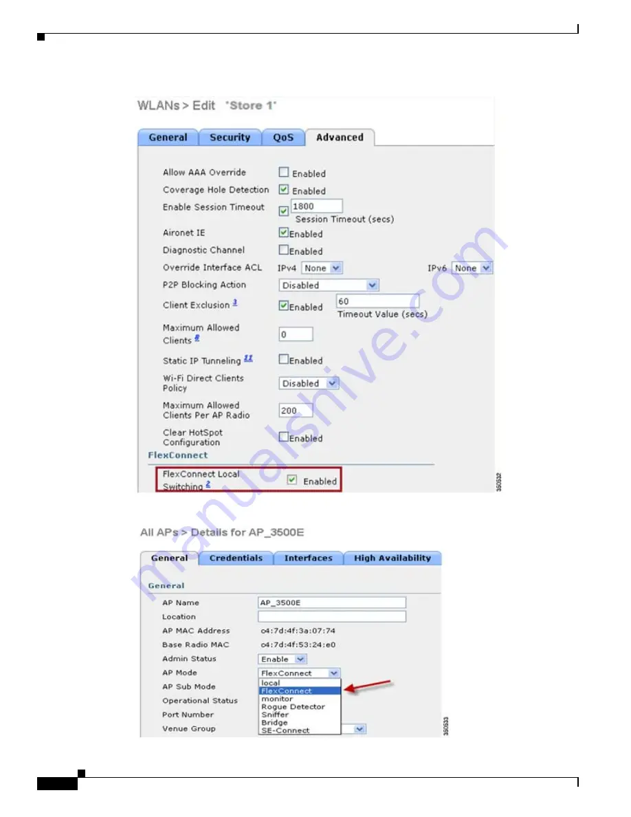 Cisco Flex 7500 Series Deployment Manual Download Page 66