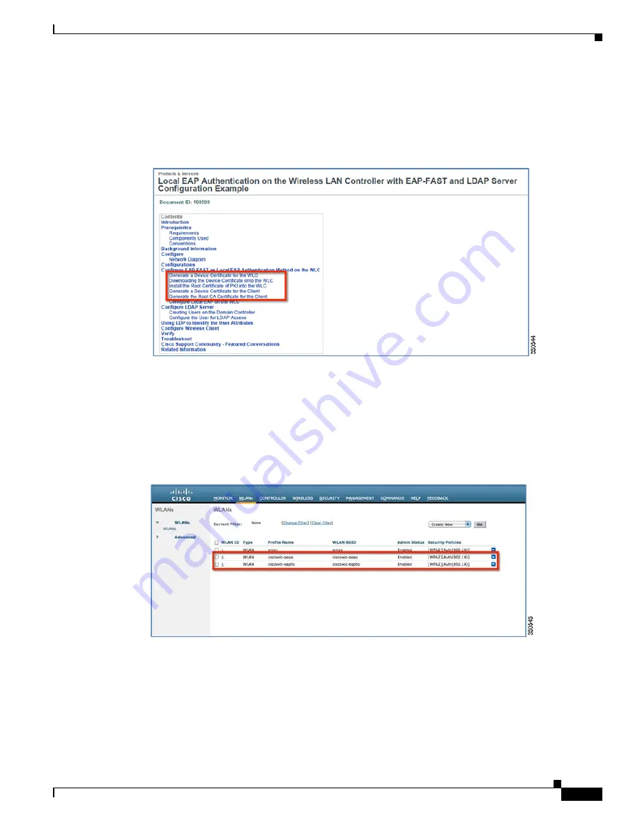 Cisco Flex 7500 Series Deployment Manual Download Page 73