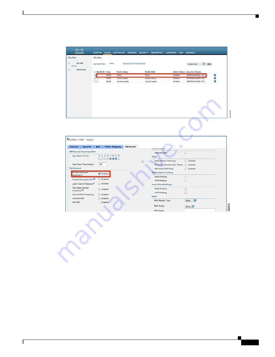 Cisco Flex 7500 Series Deployment Manual Download Page 89