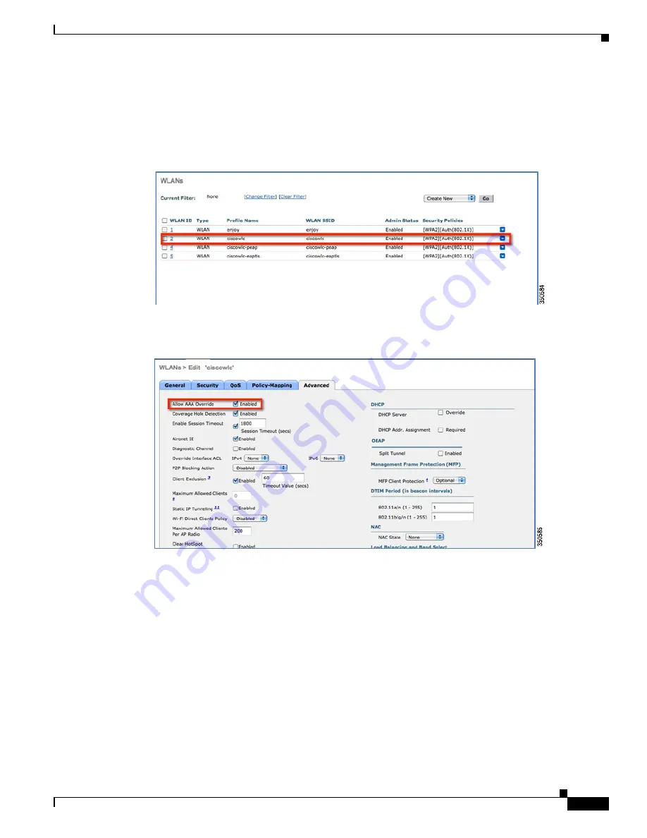 Cisco Flex 7500 Series Deployment Manual Download Page 97