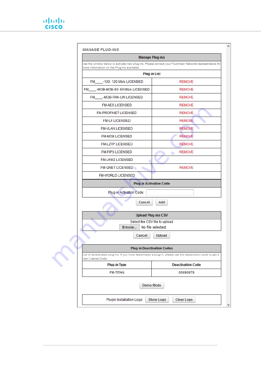 Cisco FM PONTE-50 Скачать руководство пользователя страница 91