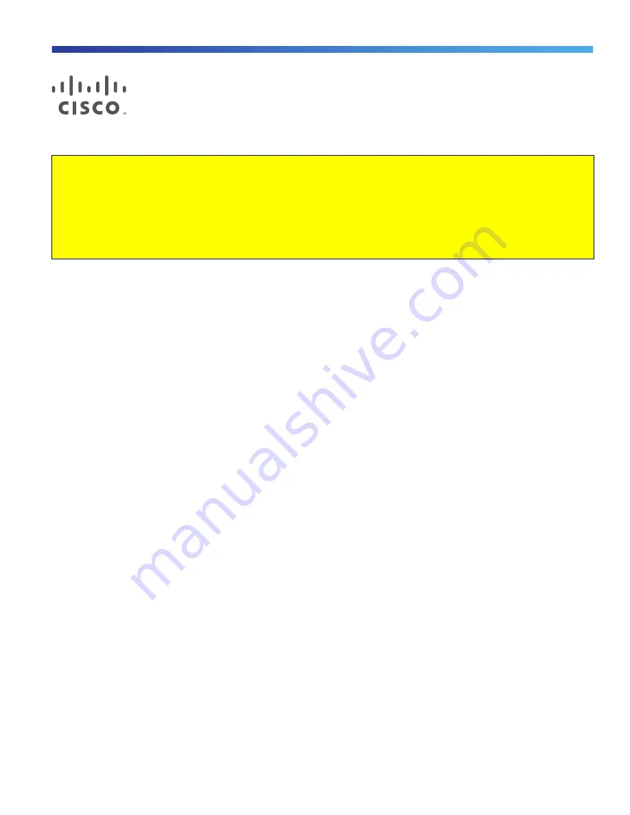 Cisco IE 4010 Product Documentation Download Page 1