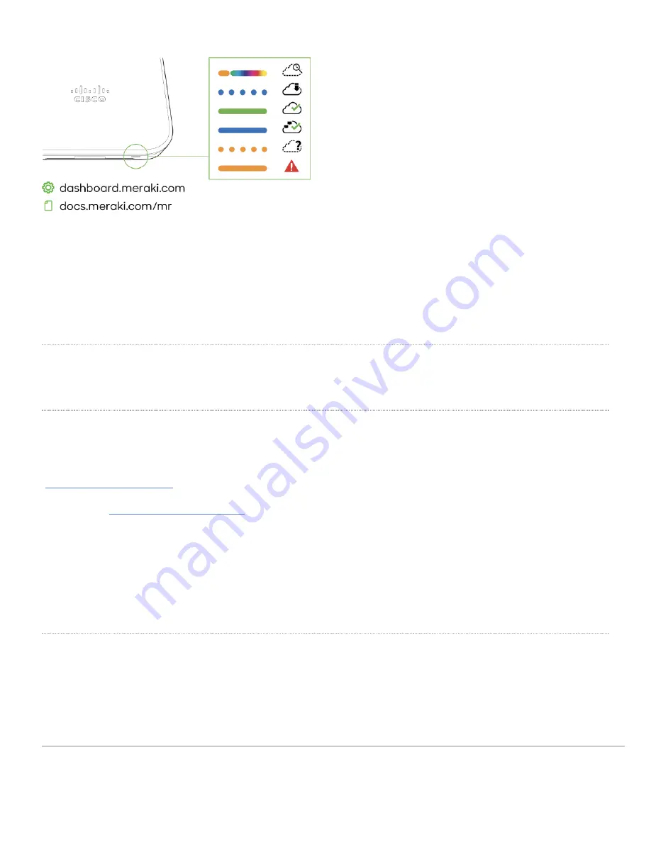 Cisco Meraki MR78 Installation Manual Download Page 6