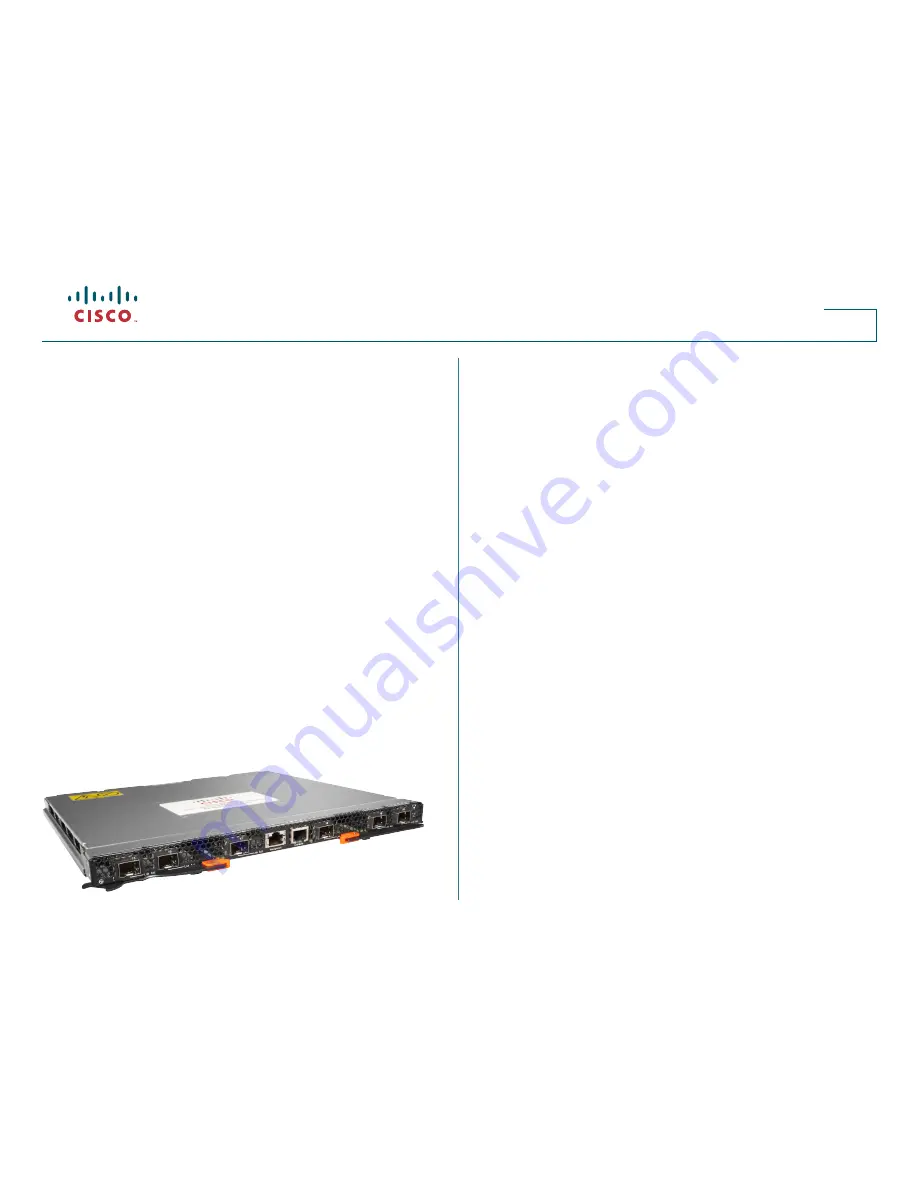 Cisco Nexus 4001I Specifications Download Page 1