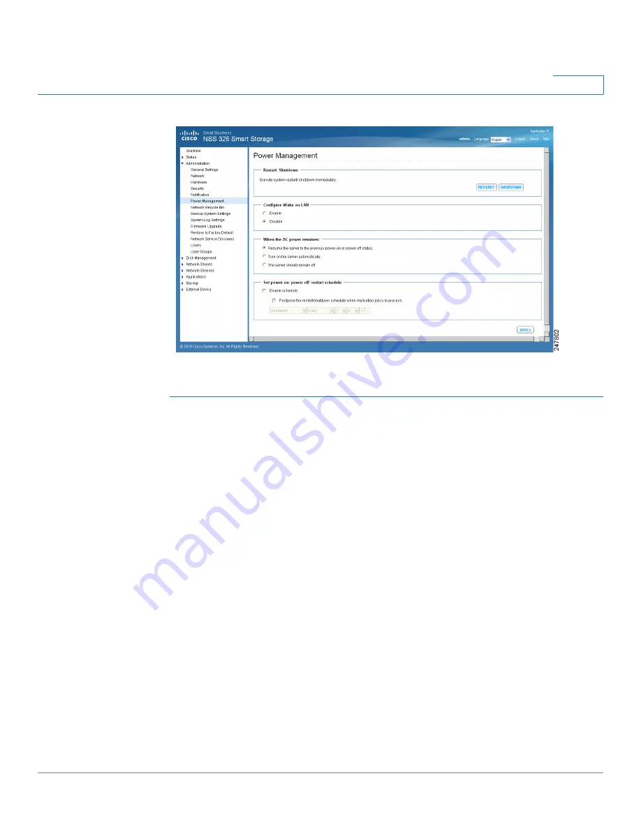 Cisco NSS 300 Series Administration Manual Download Page 80