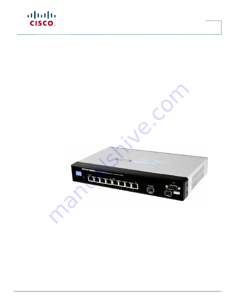 Cisco SRW2008MP Скачать руководство пользователя страница 1