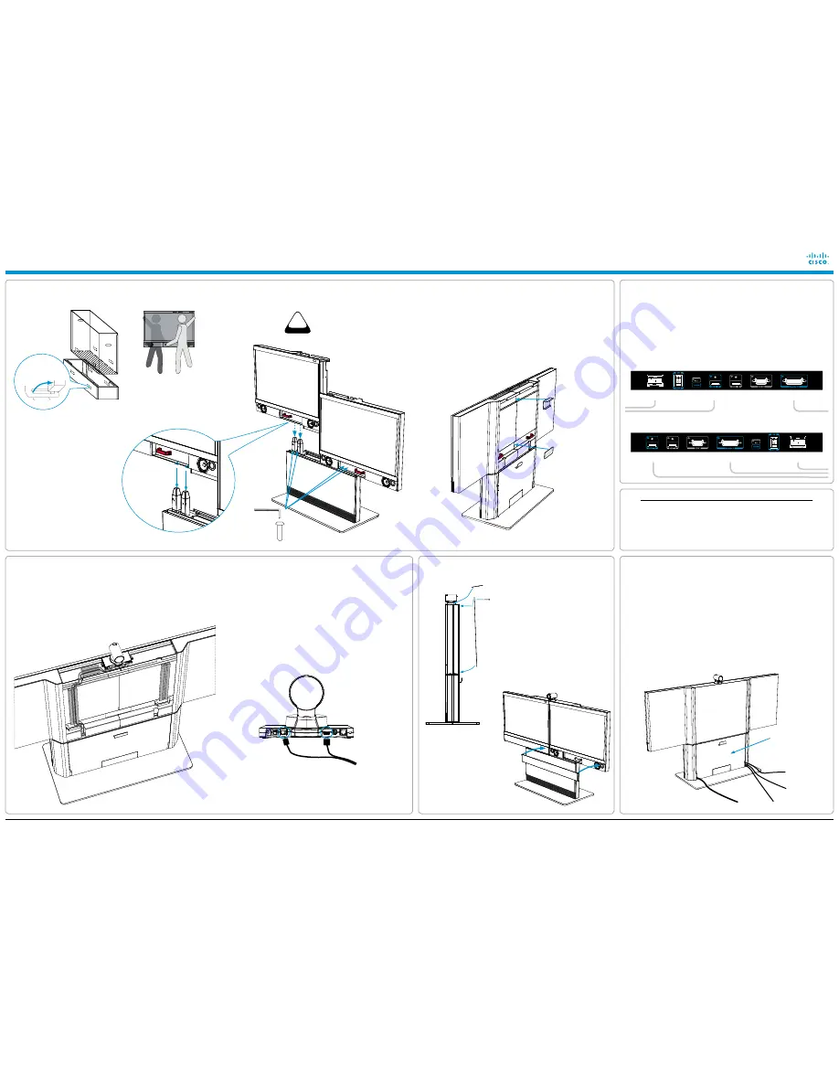 Cisco TelePresence Profile 55 Dual Installation Sheet Download Page 2