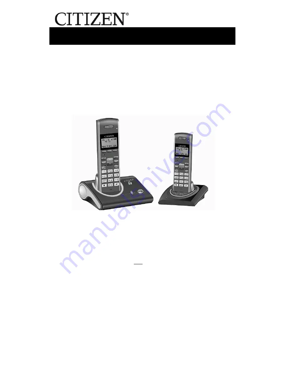 Citizen 60CN55-2 User Manual Download Page 1