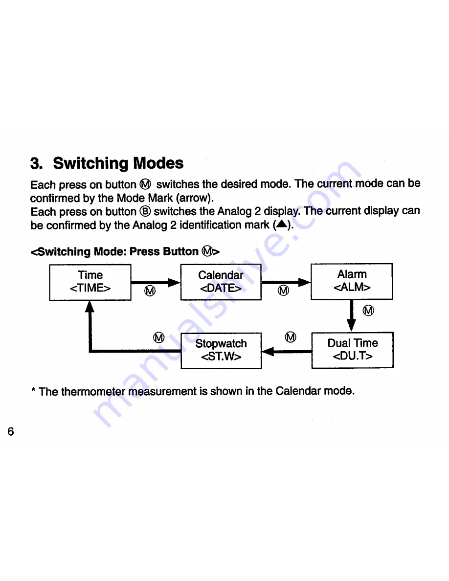 Citizen Ana-Digi Temp JG2 Instruction Manual Download Page 9