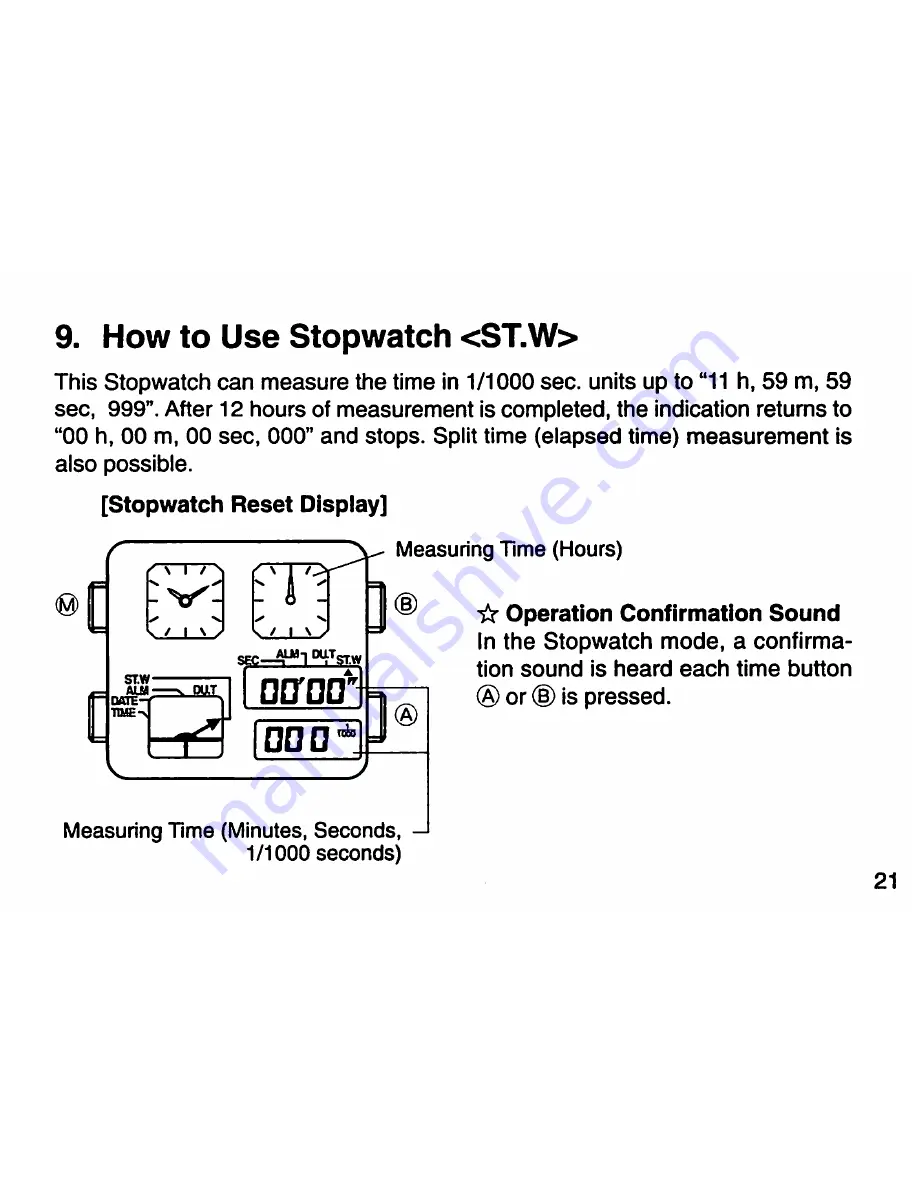 Citizen Ana-Digi Temp JG2 Instruction Manual Download Page 24